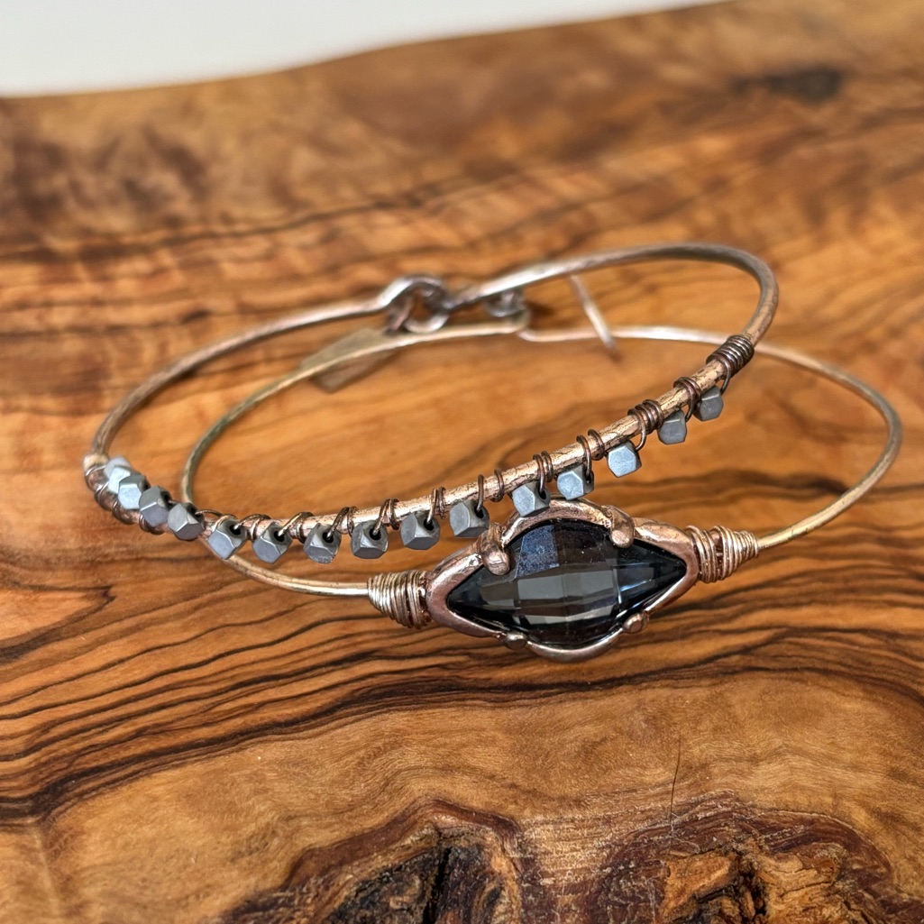 Canvas Black And Gray Bracelets 30$